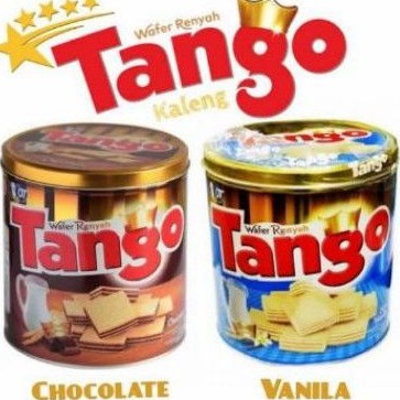 

Tango Wafer Renyah Tin kaleng rasa VANILA / COKLAT 385gr.