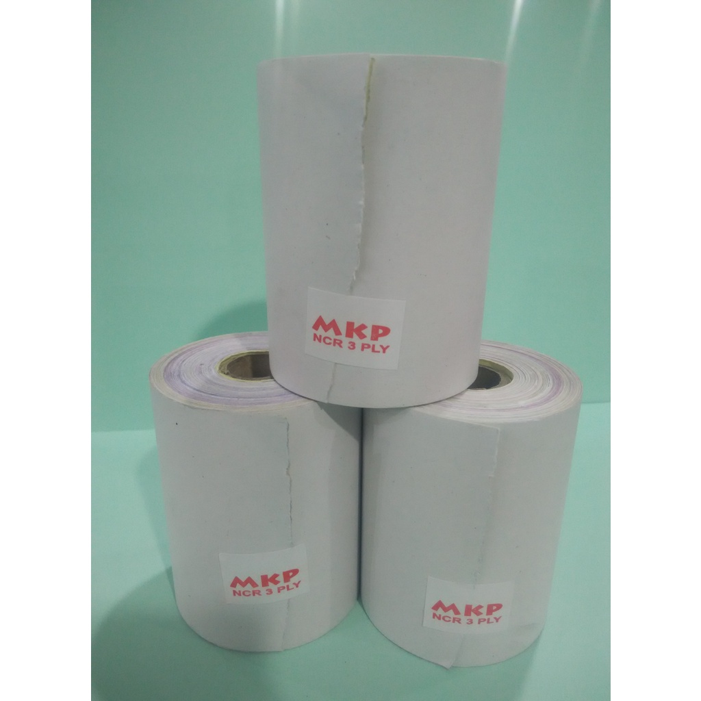 

Kertas Telstruk / Kasir NCR 3ply 7,5 cm MKP