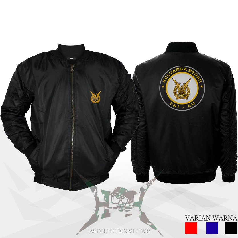 jaket bomber keluarga besar tni au
