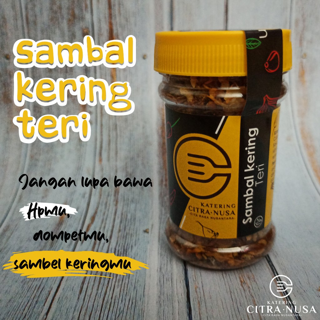 

sambal sambel kering teri katering citra nusa citranusa