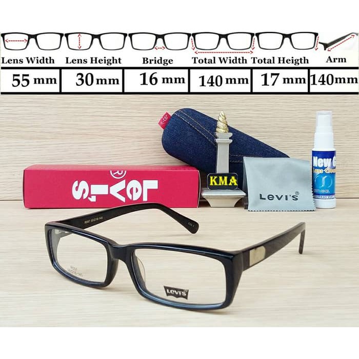 frame levis-frame kacamata levis-frame kacamata minus-frame unisex  Grosir
