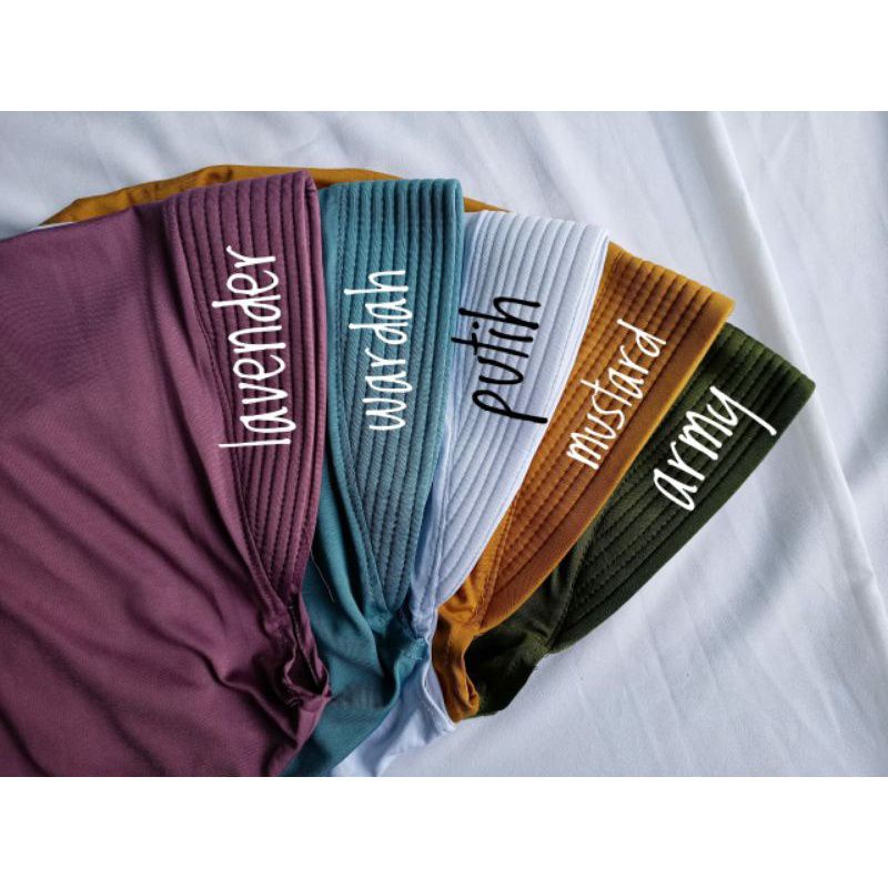 Bergo Jersey/ Bergo sport/ Khimar Sport/ Jilbab sport Size S || Termurah kualitas terbaik-6