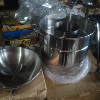 (Ojek) Panci Bakso Supra 30Qt Stainless. Panci baks