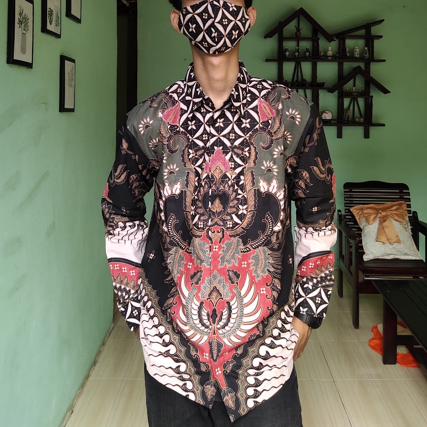[ Bisa Cod ] Baju Batik Pria Lengan Panjang Batik Premium Kemeja Batik Pria Lengan Panjang Modern