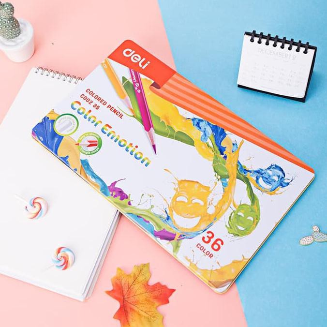 

Iterbatasl Deli Pensil Warna / Colored Pencil - 36C 36Warna/Box Ec00235