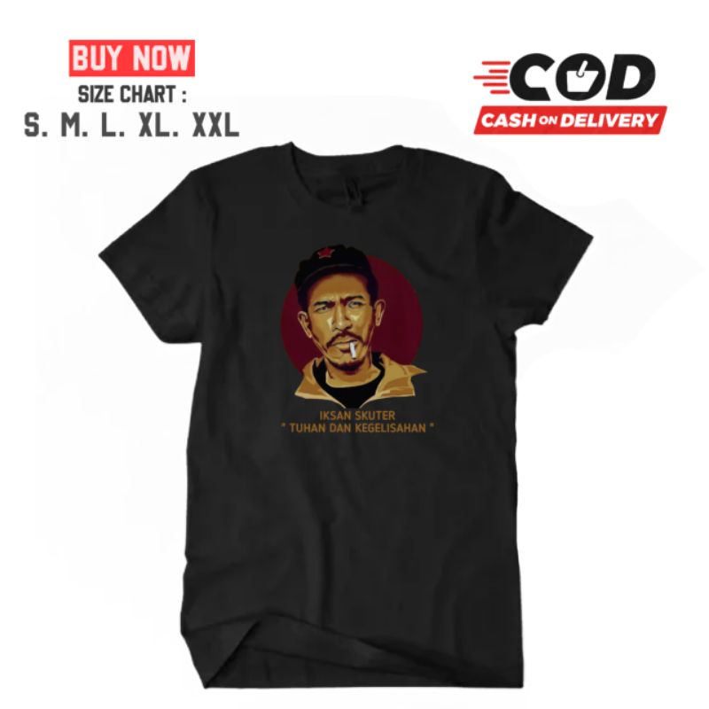 MF STORE | Baju Kaos Dewasa Iksan Skuter Tuhan Dan Kegelisahan