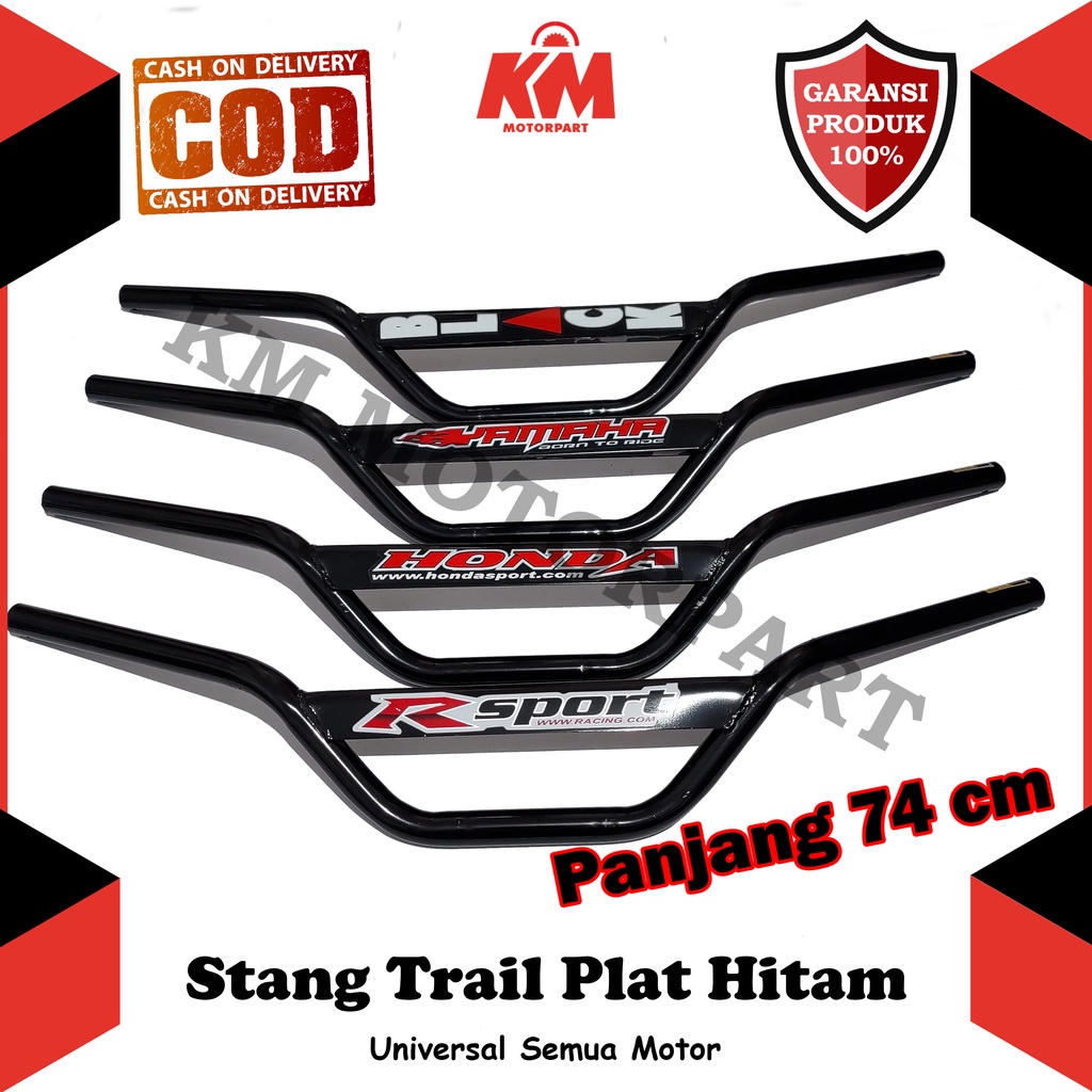 Stang Trail Modif Variasi Universal Semua Motor Stir Setang Tinggi 19 cm