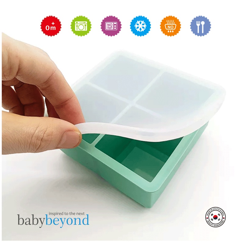 BABY BEYOND SILICONE FRESH FOOD CUBE 400ML / BB1061