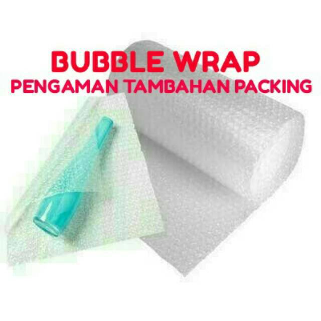 

Bubble Wrap (untuk tambahan pengaman packing)