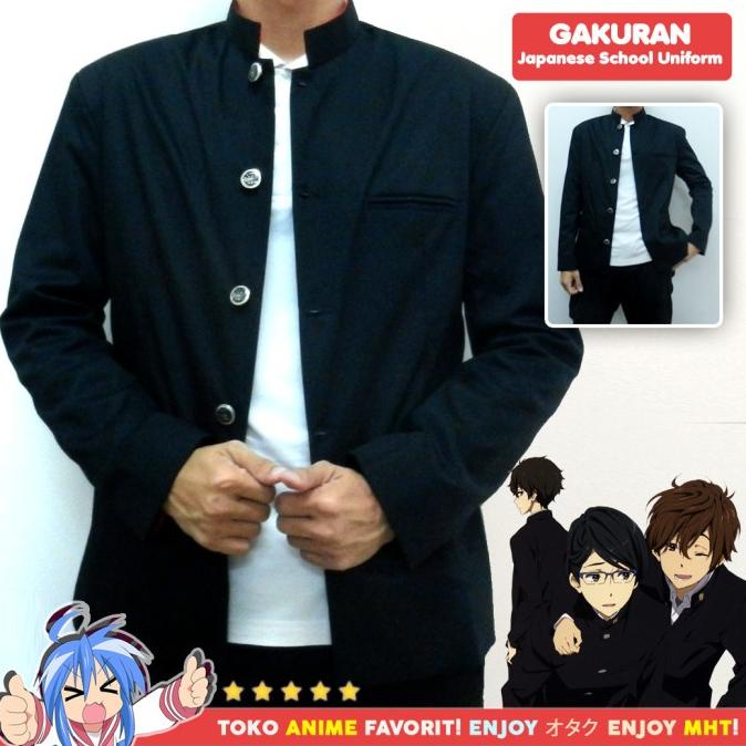 Blazer Anime Gakuran Seragam Sekolah Jepang Cowo Laki