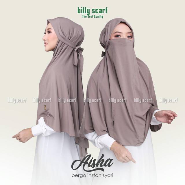 Hijab Instan Cadar Niqab Anti Corona / Khimar Masker Cadar / Khimar Syari Jersey Cadar /Khimar Niqab