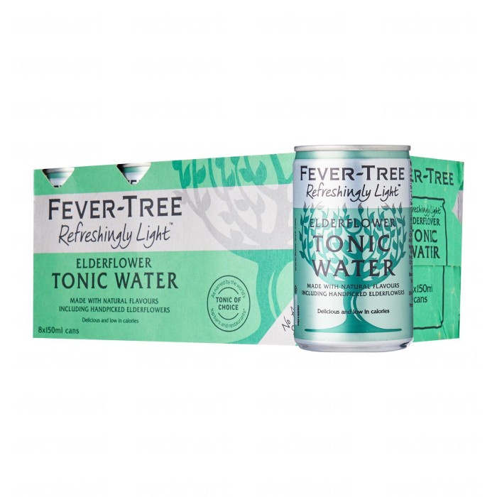 

Fevertree Refreshingly Light Elderflower Tonic Water Cans