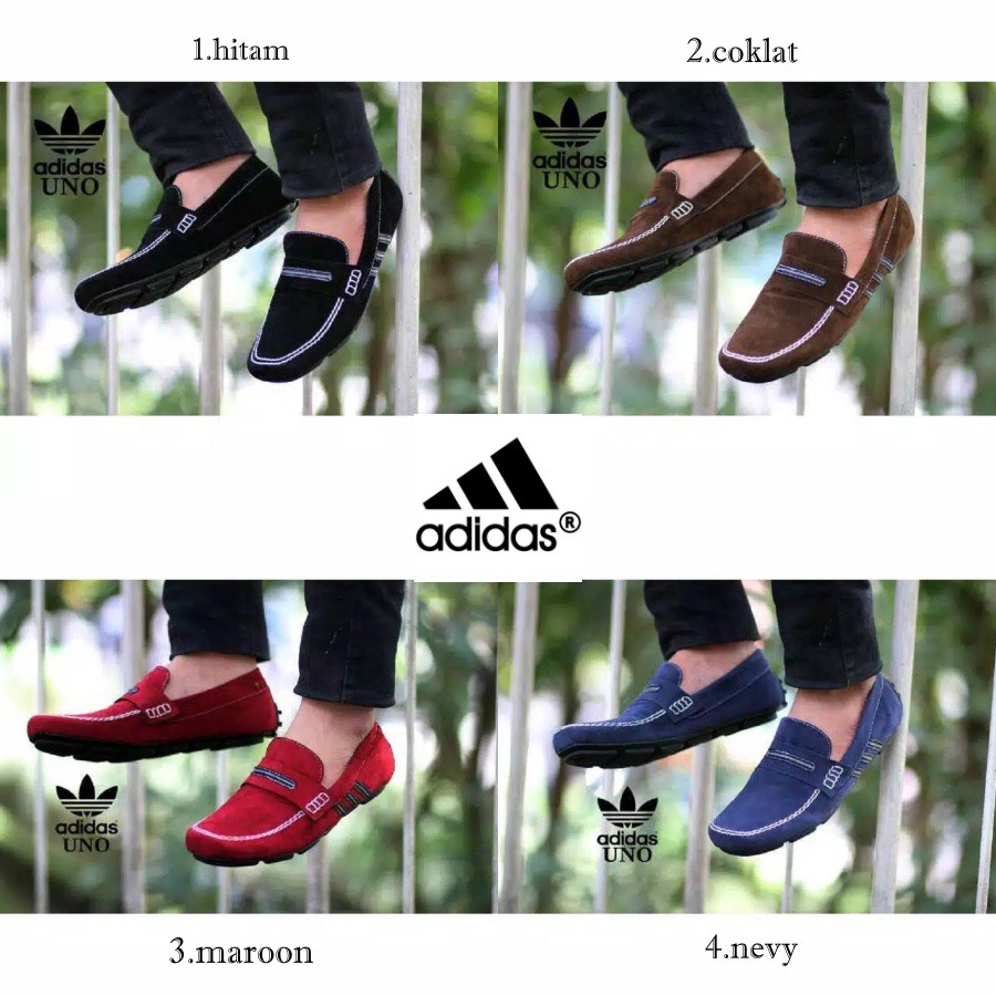 Sepatu Slop Pria Adidas Uno Slip On Casual Santai Harian Outdoor Terlaris