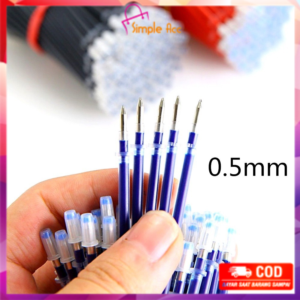 

~COD~ DO-A6 REFILL TINTA GEL ISI ULANG TINTA PULPEN PENA GEL REFILL 0.5MM