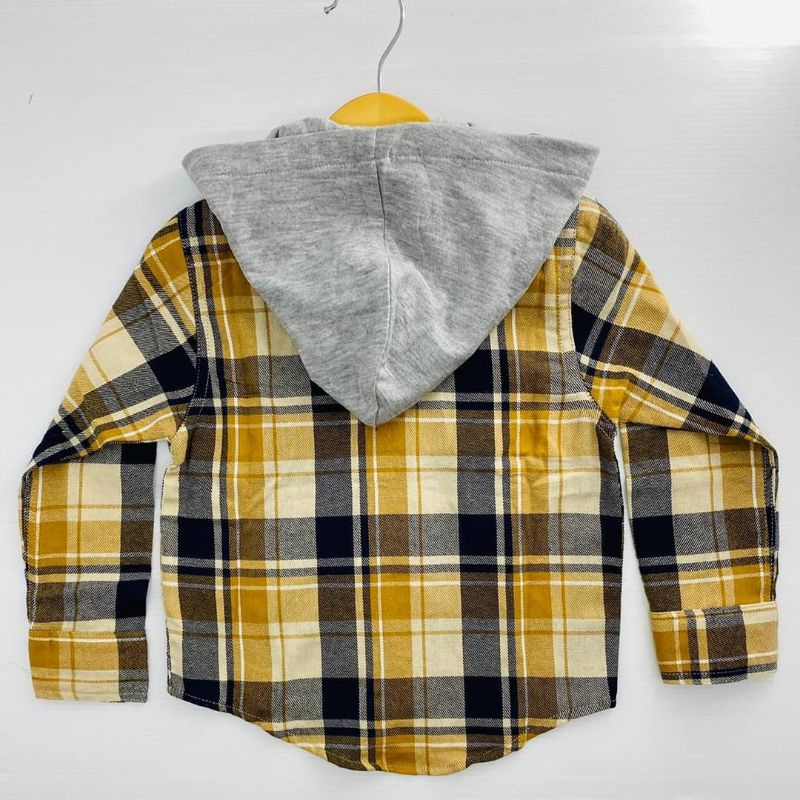KEMEJA ANAK COWOK/ KEMEJA FLANEL /Kemeja Hodie Kemeja Flanel Anak Cowo Cewe bisa lepas pasang