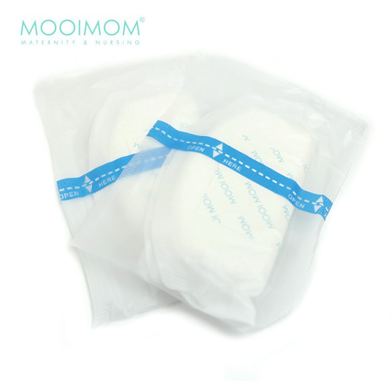 Makassar - MOOIMOM Disposable Breast Pad 30pcs - Penyerap ASI Sekali Pakai