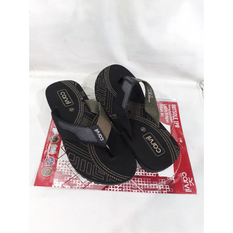 sandal jepit pria Carvil original arven