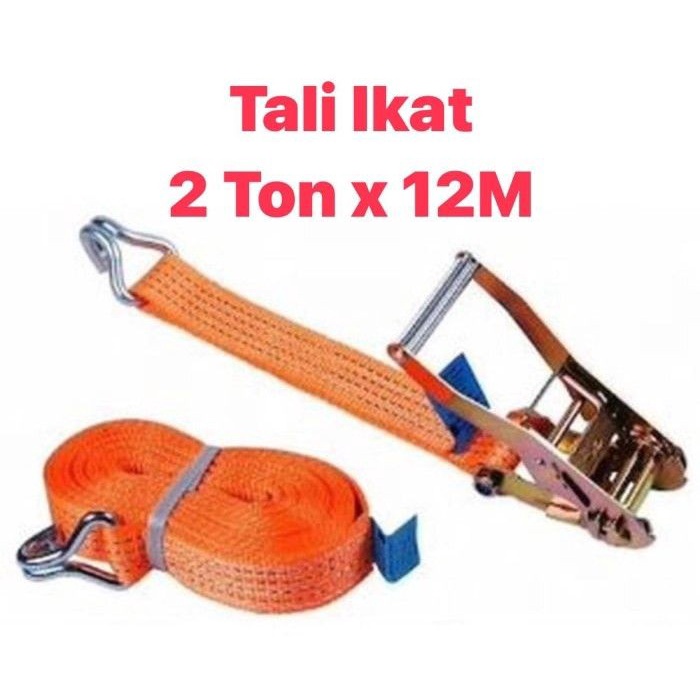 GLADIATOR Rachet Tie Down 2 Ton x 12 Meter-Tali Ikat Barang Mobil Truk