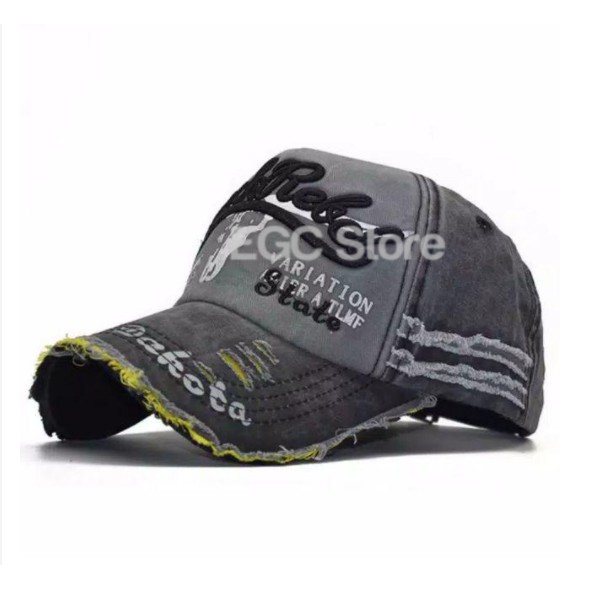 TOPI BASEBALL BLACK REBEL CASUAL CAP / TOPI BISBOL MODEL BLACK REBEL TOPI KASUAL - 5-629