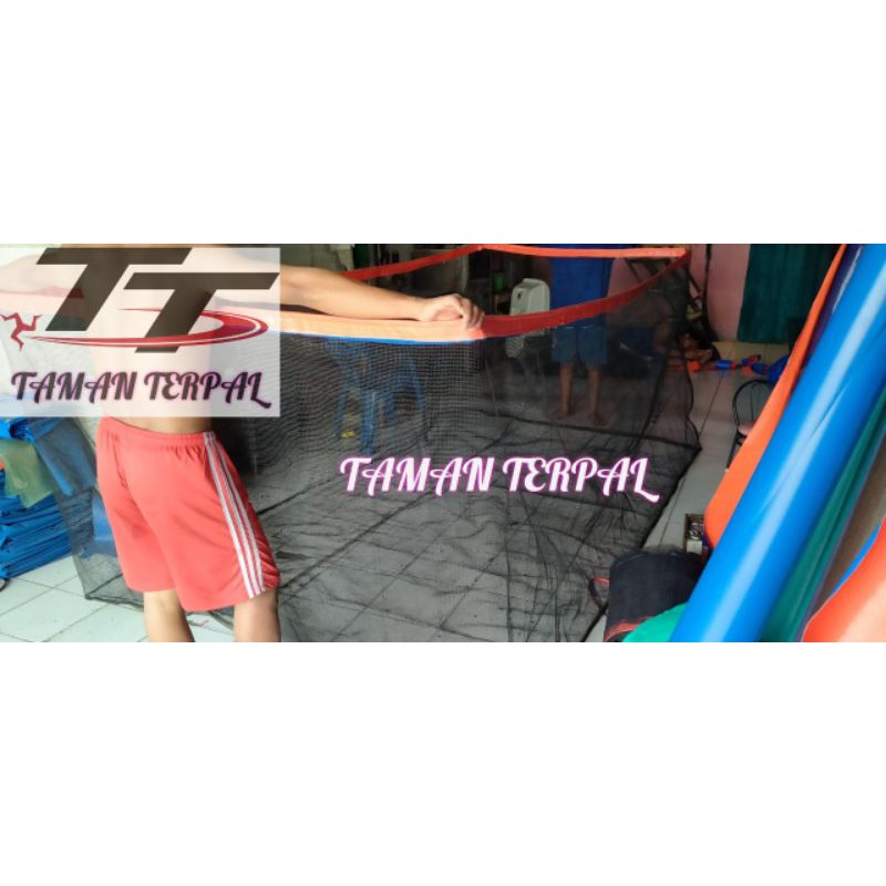 JARING WARING KERAMBA IKAN HITAM 7,5x5x1 JARING KOTAK/WARING/JARING IKAN/TERNAK IKAN/PELIHARA IKAN