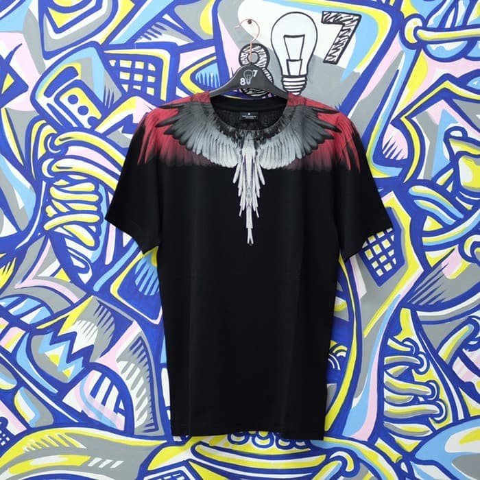 Marcelo Burlon White R T-Shirt 100% original