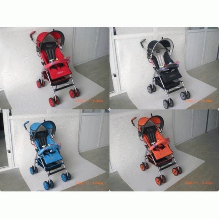 stroller Stroller Pliko Buggy Adventure 108 stroler murah kereta dorongan bayi (A7O6) stroller bayi 