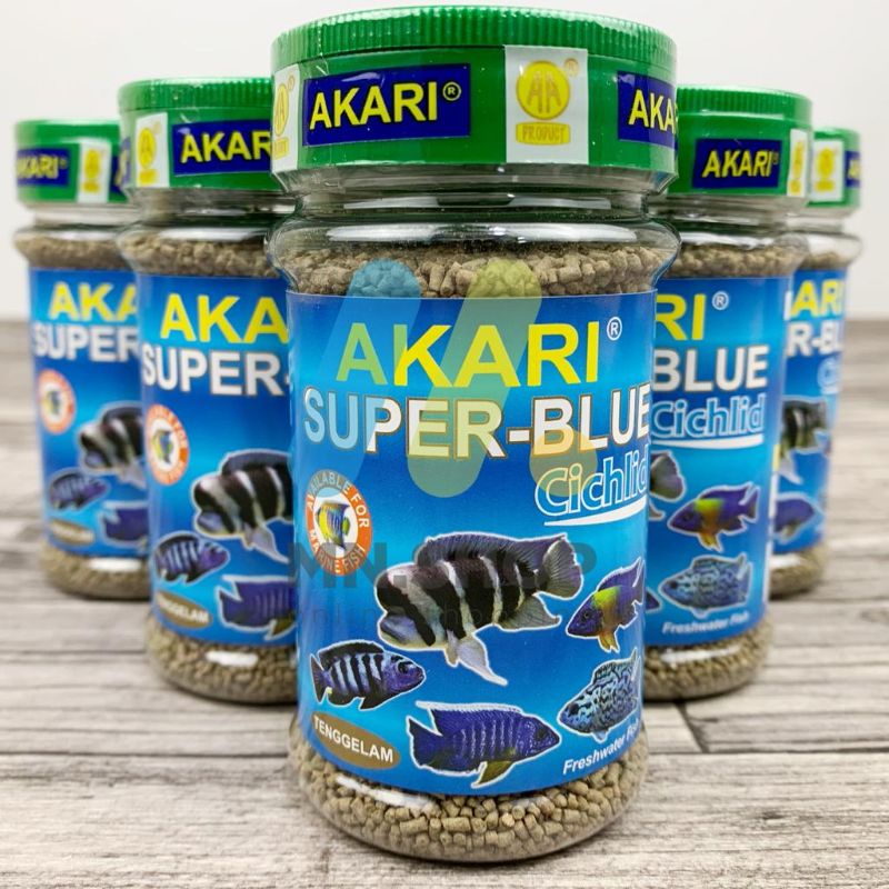 Akari Super Blue Cichlid pelet akari super blue cichlid pelet cichlid 140gr