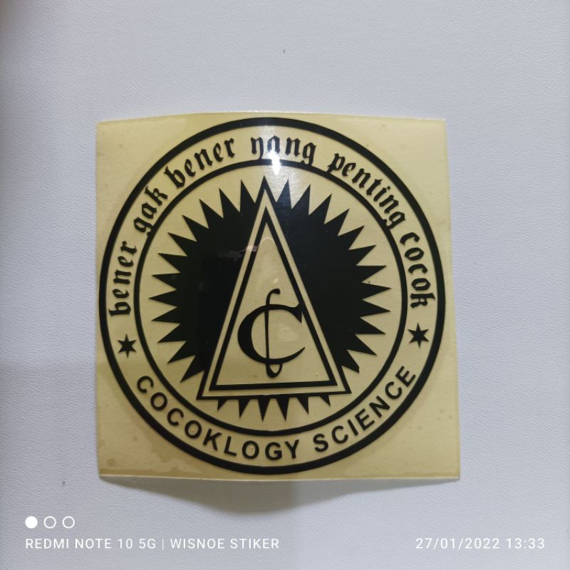 

stiker cutting cocoklogy science