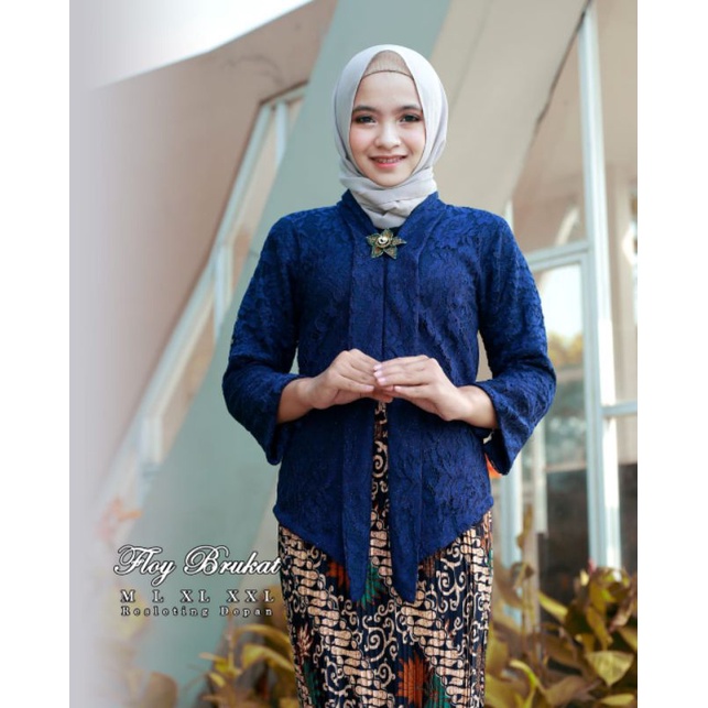 IndahKebaya | HANYA ATASAN | KEBAYA FLOY BROKAT / KARTINI / KUTUBARU BUSUI / ENCIM MODERN / TERMURAH