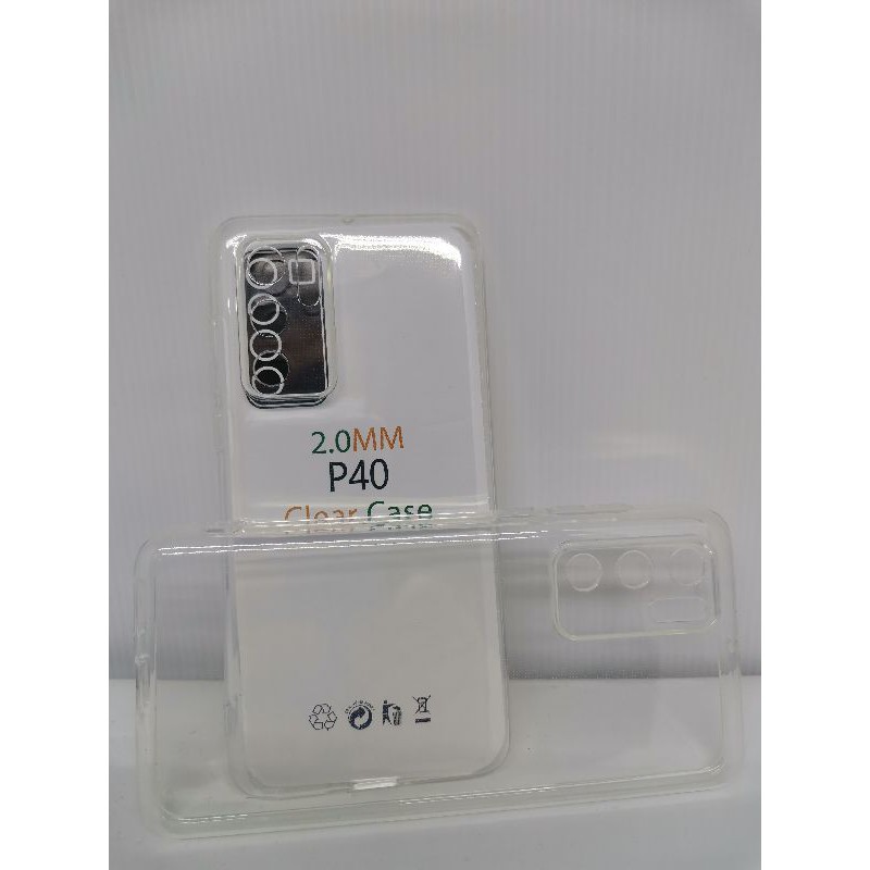 Huawei P40 Softcase Silicon Ultrathin Clear Case TPU Casing Bening Cover Transparan