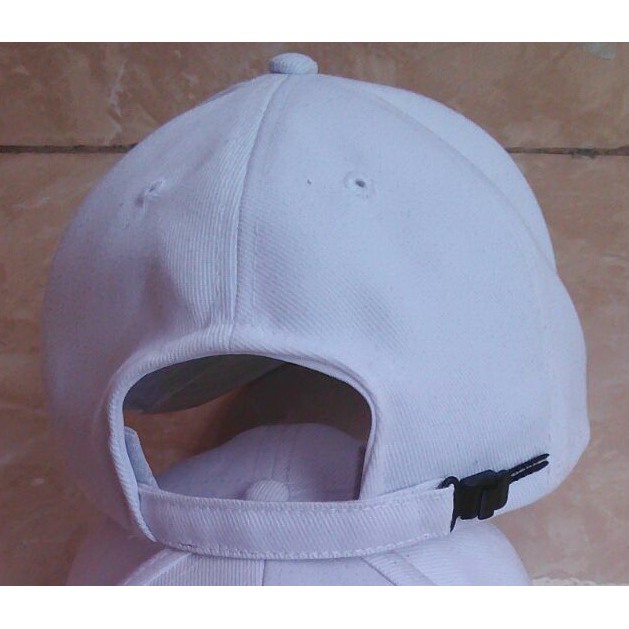 Topi Baseball cap polos rel palstik