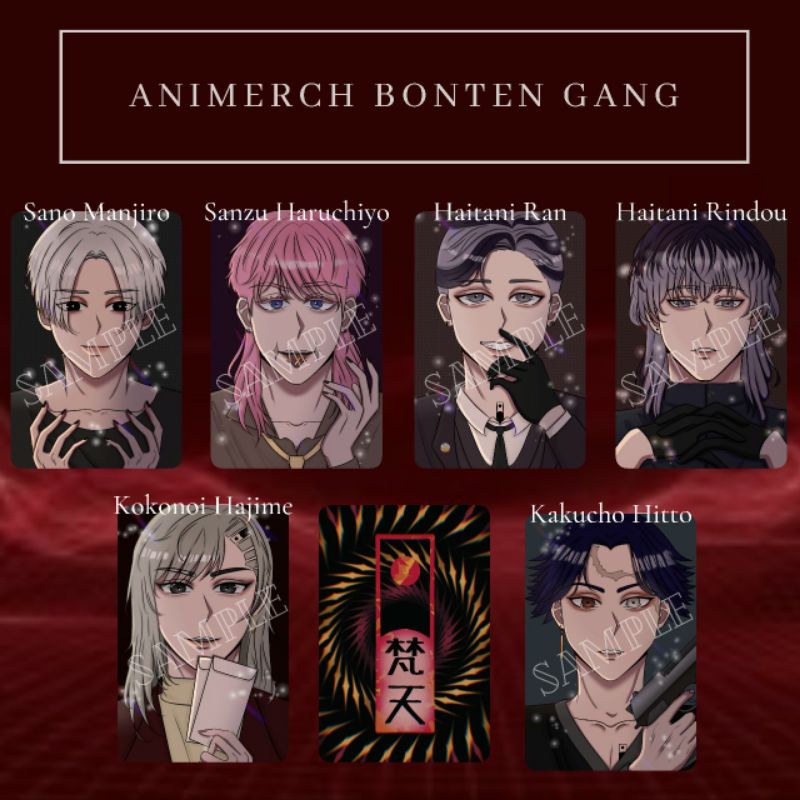 Tokyo Revengers Photocard - BONTEN GANG