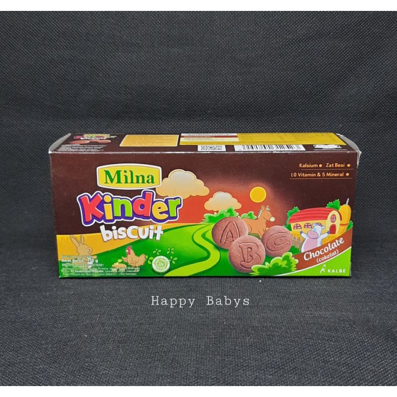 Milna Biskuit mpasi Toddler KINDER 110GR Coklat Keju bayi anak