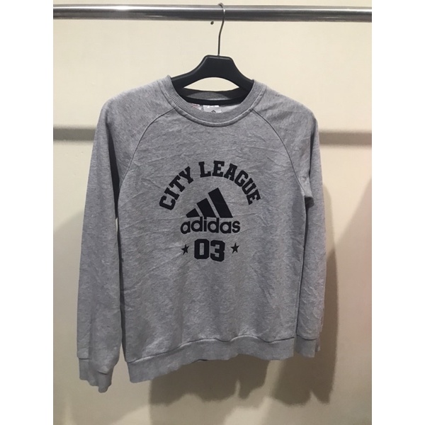 Jaket Hoodie Crewneck Adidas City League Second/Bekas