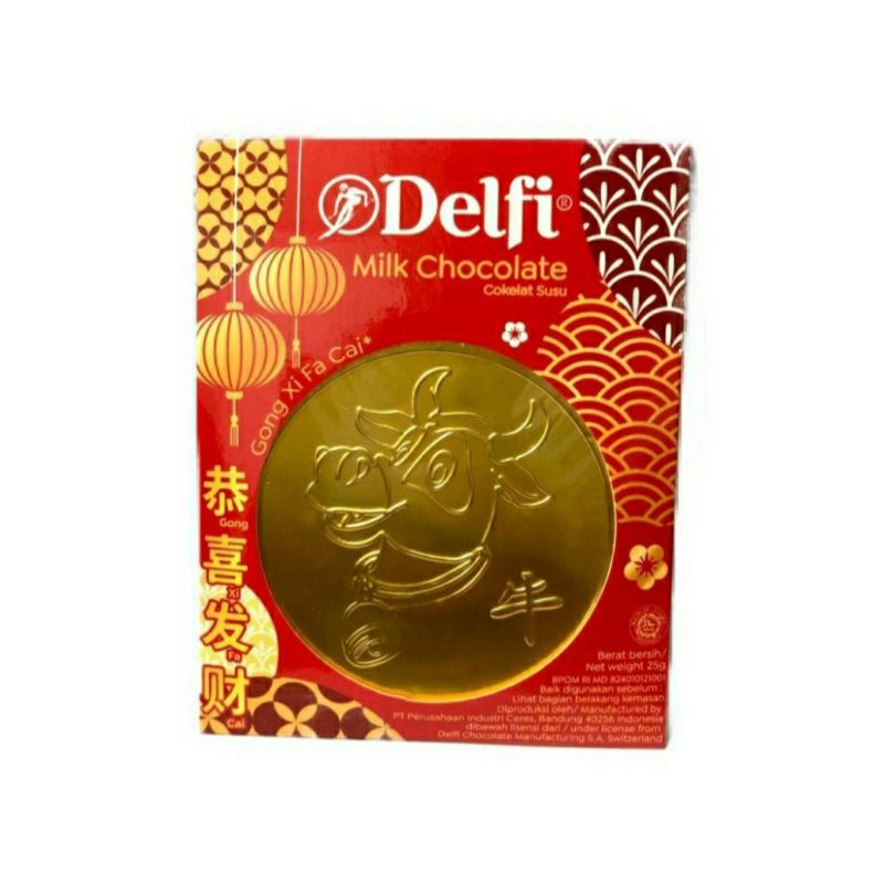 

Delfi Chocolate Milk 25 gr | Cokelat Gold Coin Imlek