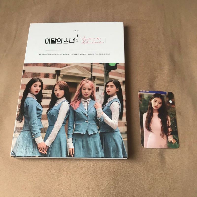 album loona 1/3 love & live fullset photocard heejin (reprint)