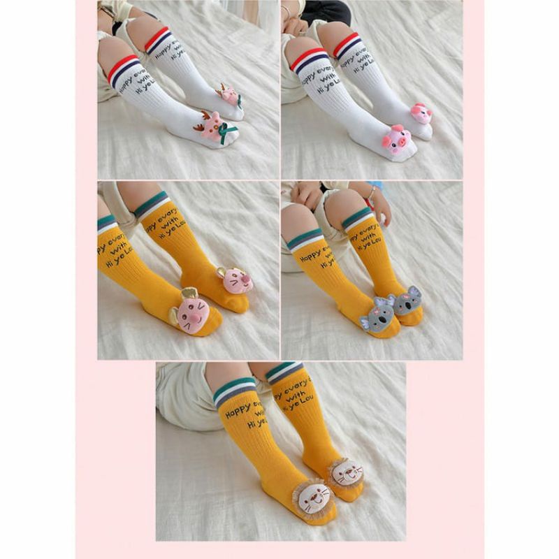 KAOS KAKI KOREA PJG CARTOON DOLL 3D