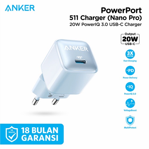 Anker Wall Charger  - A2637 PowerPort Nano Pro 20W