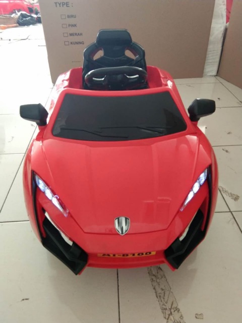 Mobil aki anak top toys lycan/ ferrari / lamborghini (remote)-3