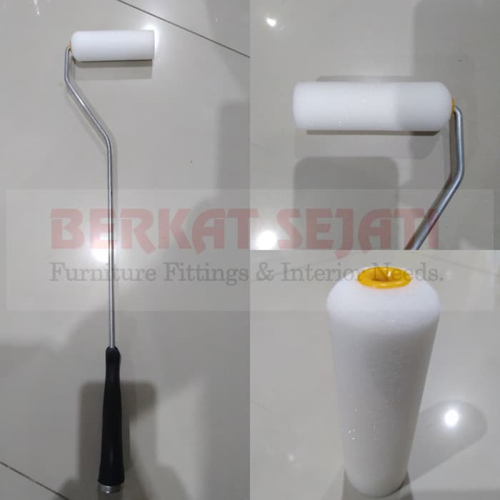 

kuas rol busa spon foam perata lem cat minyak crona wow roller glue 4