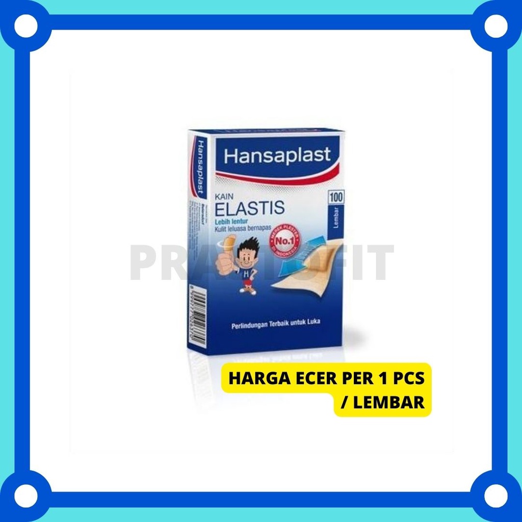 ECER Plester Hansaplast Ukuran Standart Elastis Per Strip Pcs