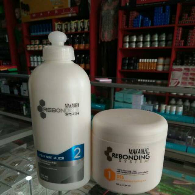 Makarizo rebonding paket step 1 dan 2