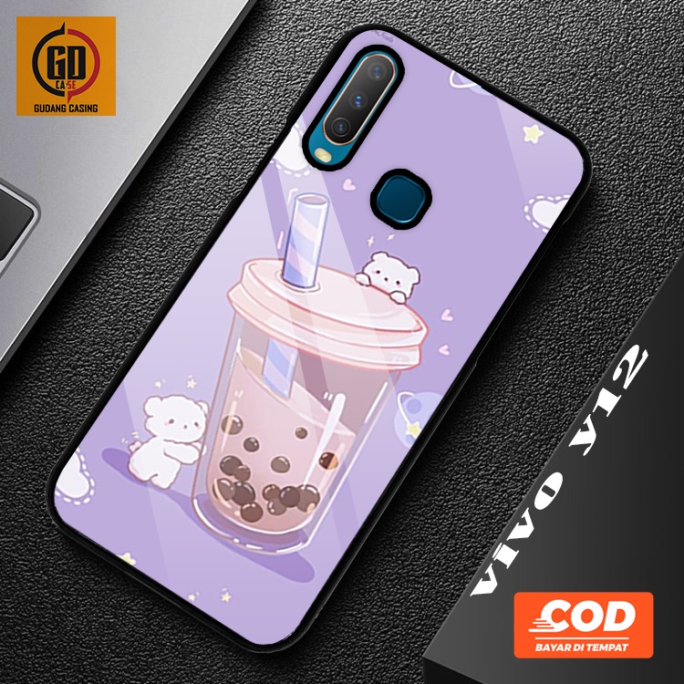 Case VIVO Y12 Case Hp VIVO Y12 Premium Glossy Gudang Casing [BOBA] Casing Hp Aesthetic Kesing Hp Kar