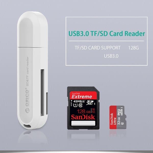 NA - Card Reader High Speed USB 3.0 Orico - 2 in 1 SD - TF Memory CRS21