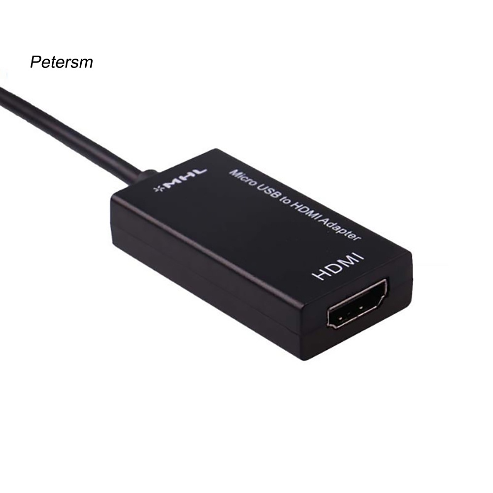 (Pt) S2 Mhl Adapter Konverter Micro Usb Ke Hdmi 1080p Untuk Android Samsung Huawei