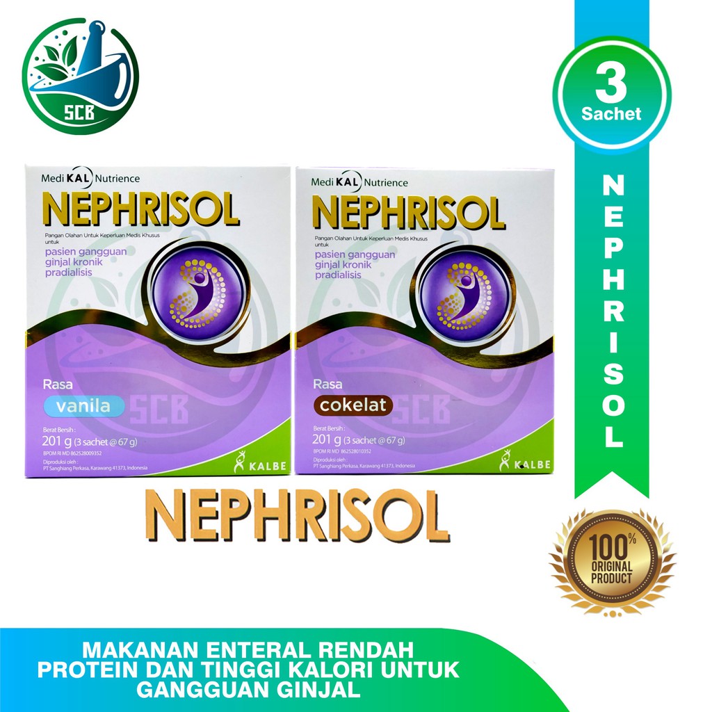 Nephrisol 210gram (Isi 3 Sachet)