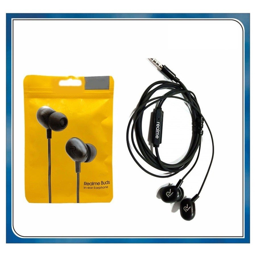 Headset/Handsfree RMA 101 Music Earphone Feel The Real Bass For Realme - Putih