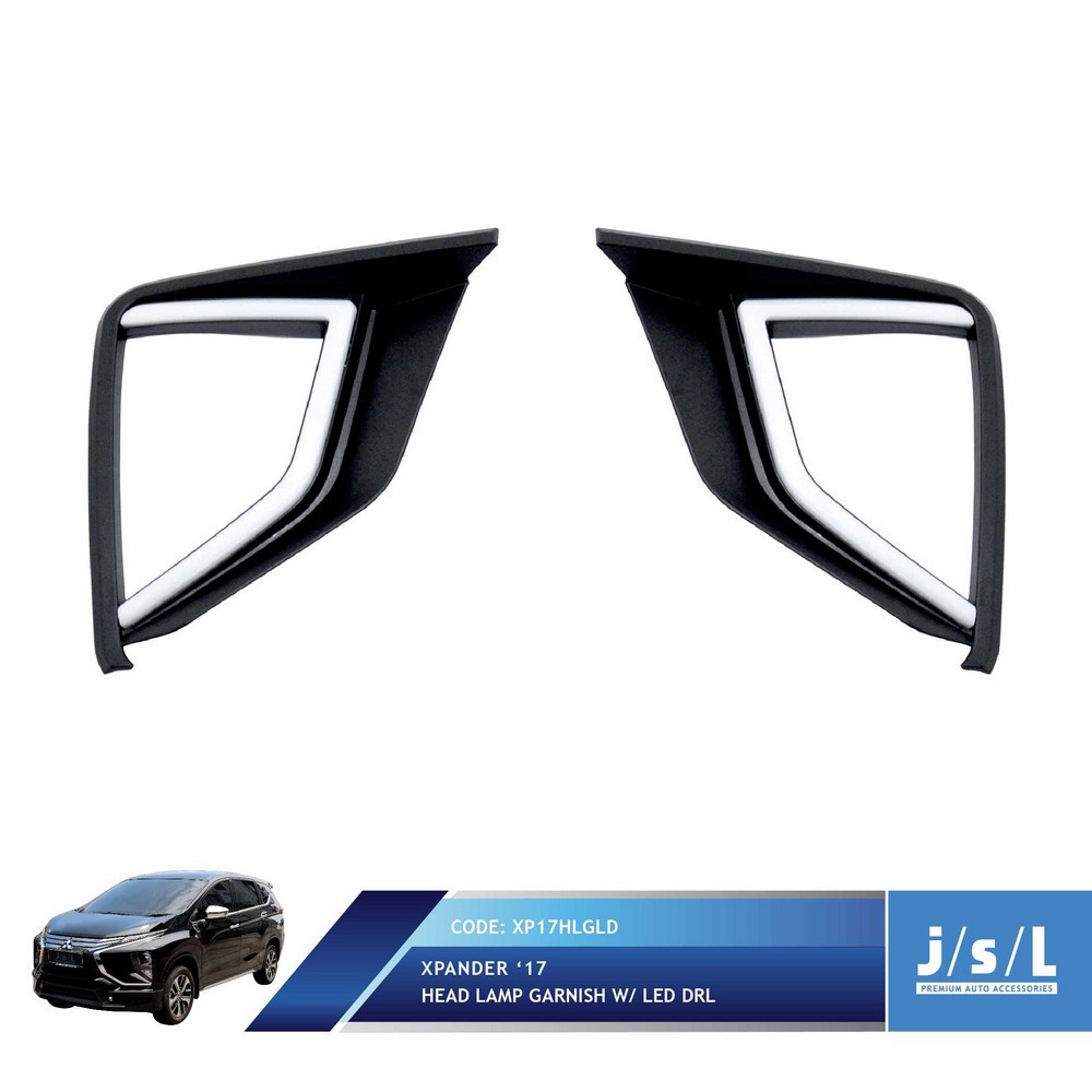 JSL Garnis Depan Xpander DRL Head Lamp Garnish LED DRL