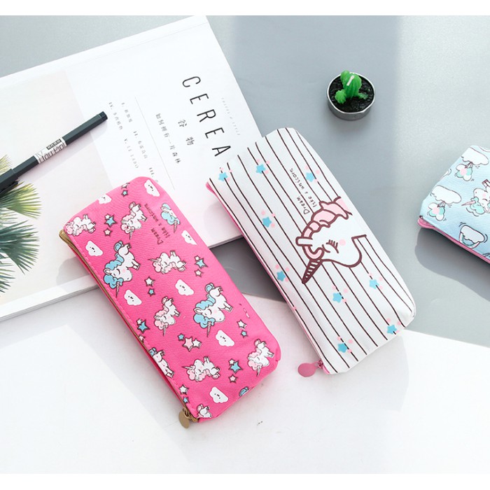 

Keren!! Tempat Pensil Kanvas Dream Like A Unicorn