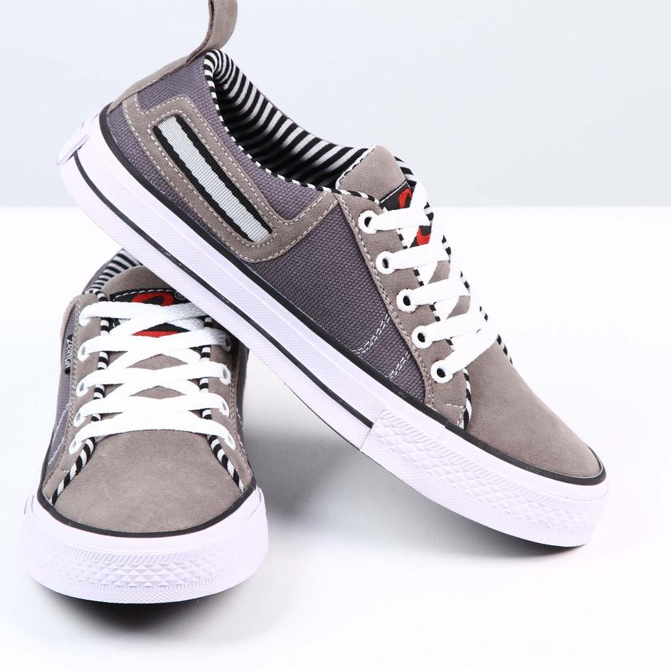 Hot Sale Zeintin - Sepatu Kets Pria Original  Zeintin IR - Abu-abu  Fashion Pria/Sepatu Sneakers Pri